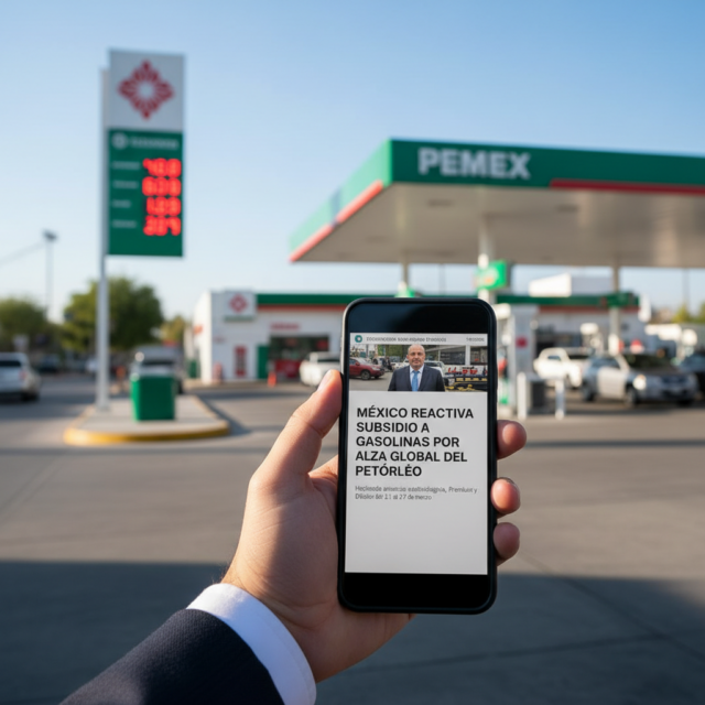 México Reactiva Subsidio Gasolinas