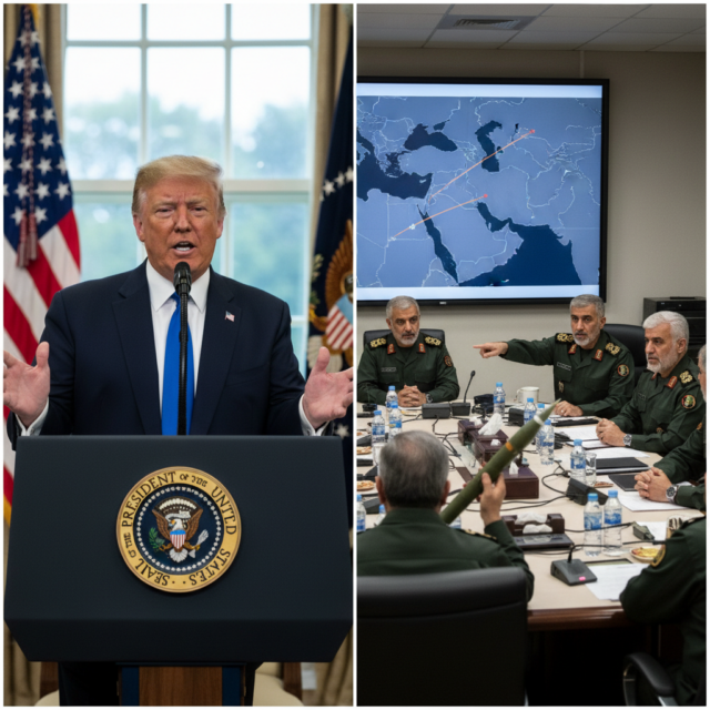 Irán desafía Trump