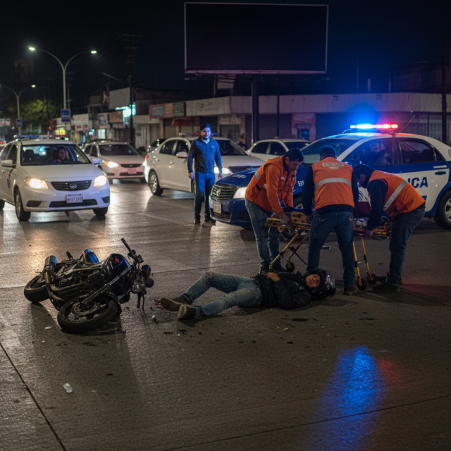 Accidente de Motocicleta en Torreón