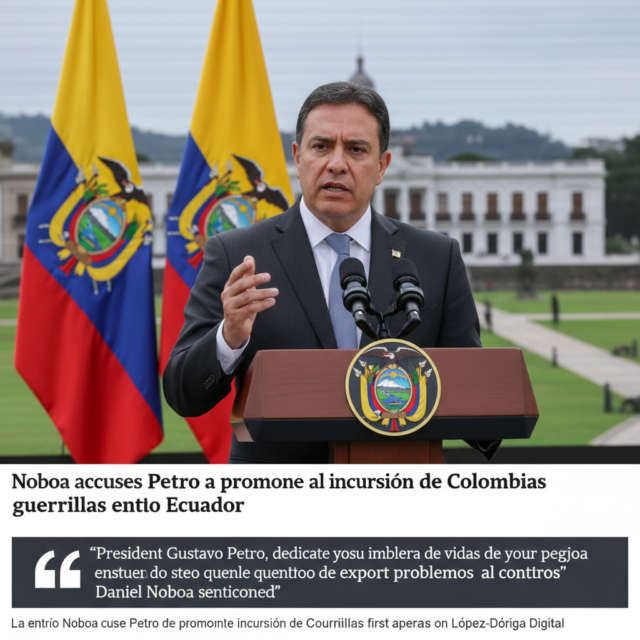 Noboa acusa Petro