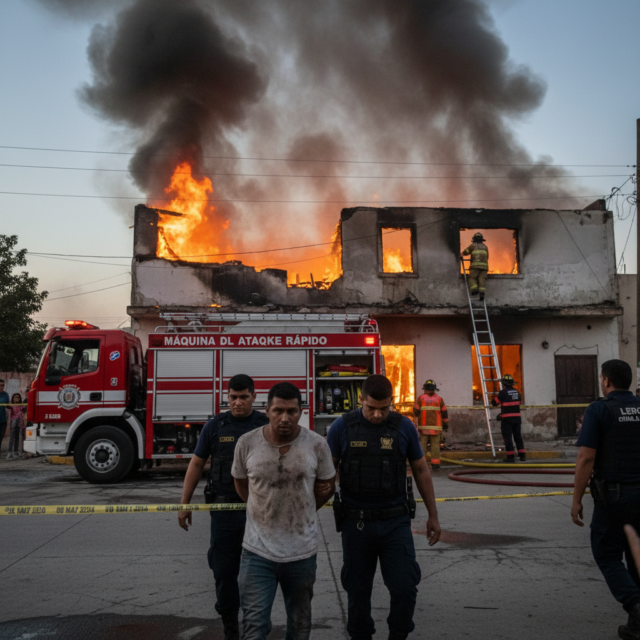 incendio en Lerdo