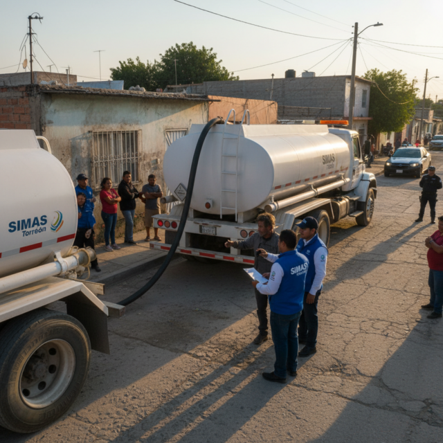 Simas Torreón robo de agua
