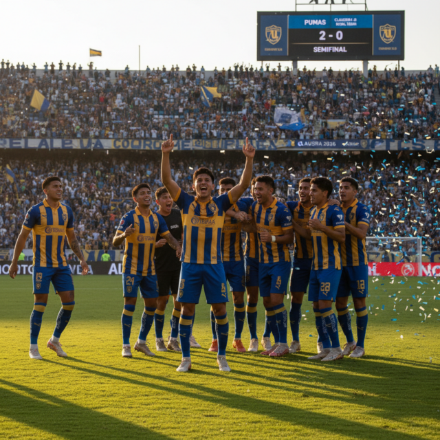 Pumas a la semifinal