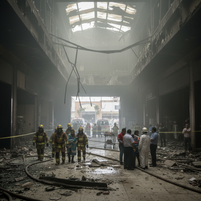 Incendio en Fiesta Las Palmas