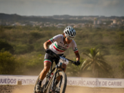 Histórico Oro para Mexicana Carolina Flores en Ciclismo Montaña en Centroamericanos y del Caribe Carolina Flores Ciclismo Montaña