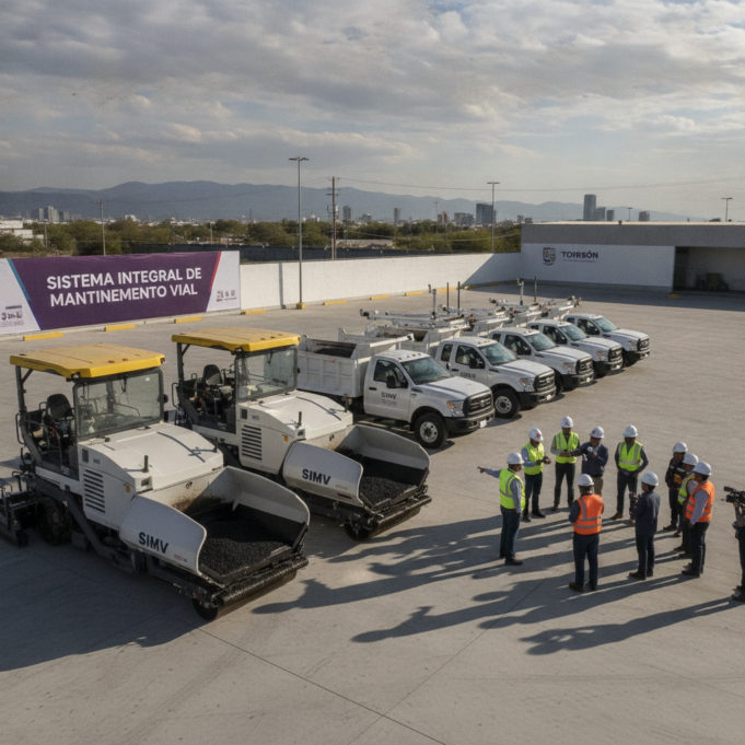 Torreón Impulsa Infraestructura Vial: Inversión de 45 MDP en Equipos para Repavimentación y Bacheo inversión 45 MDP Torreón