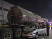 Fuerte Impacto: Conductora Choca Contra Pipa Estacionada en Gómez Palacio Conductora Choca Pipa