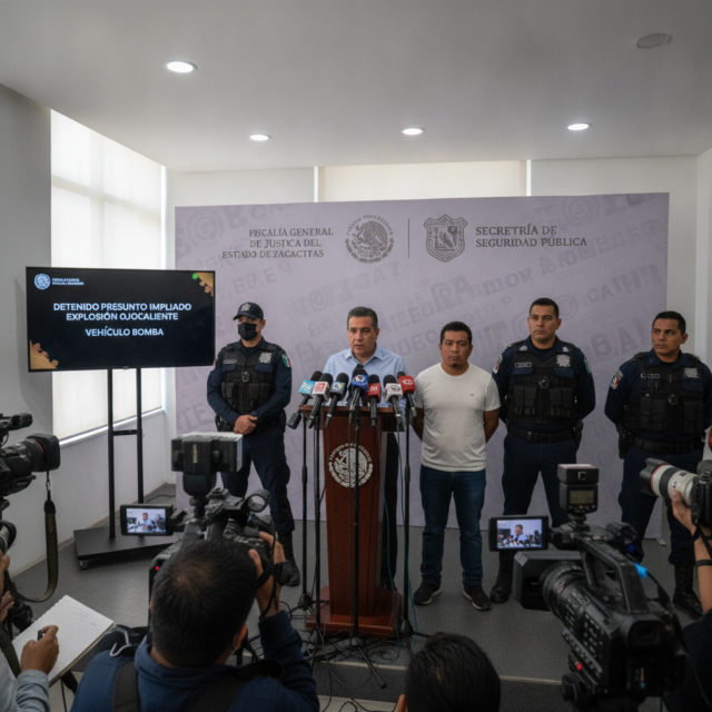 detienen implicado explosión