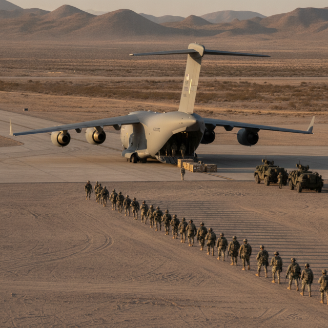 militares estadounidenses armas